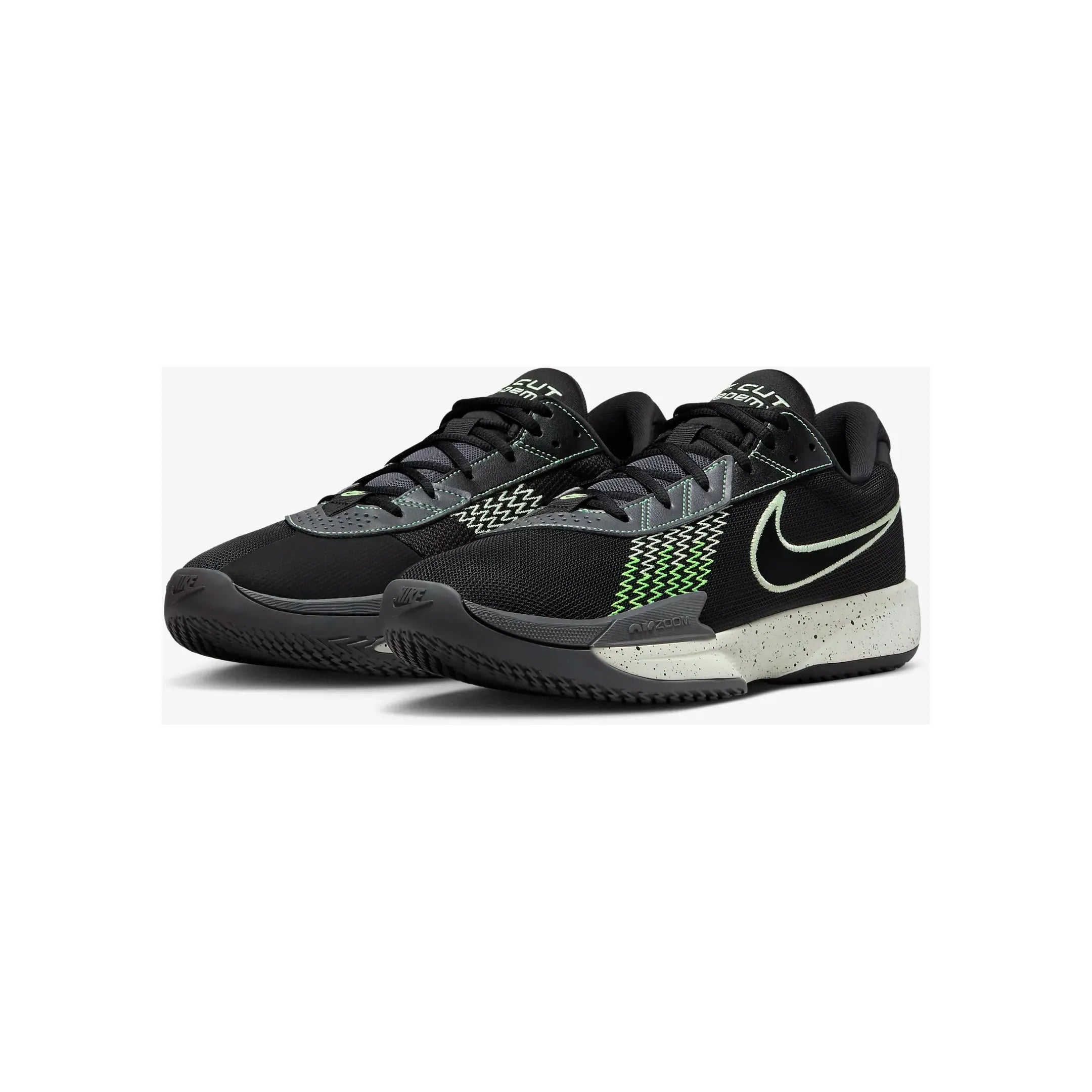 Nike Performance G.T. CUT ACADEMY - Basketbalschoenen zwart/groen