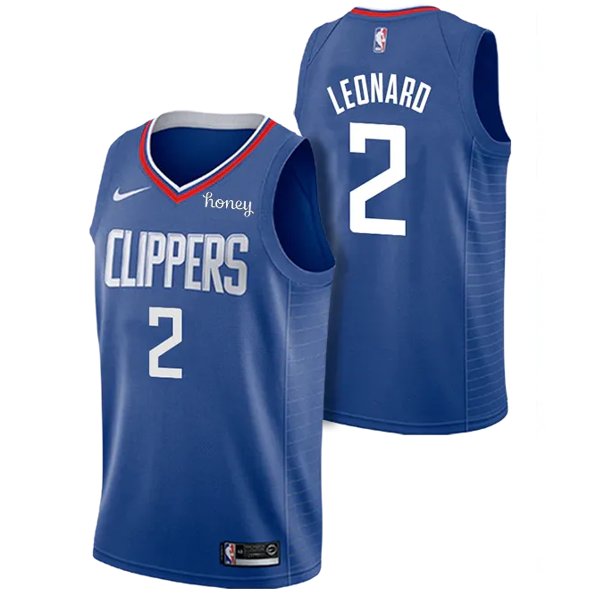 Nike Los Angeles Clippers Leonard Kids Jersey Blue