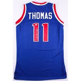 Nba Isiah Thomas Detroit Pistons gesigneerde Jersey